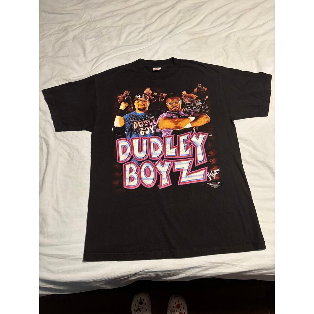 Vintage WWF Dudley Boyz "thou shalt not mess with the Dudleys" T-Shirt